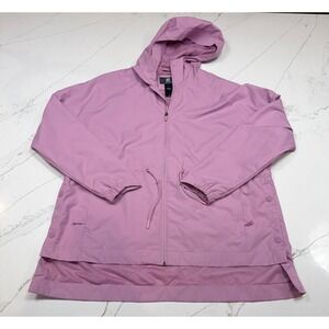 Champion Women's Windbreaker Lavender Size Large